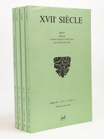 XVIIe siècle , Bulletin de la ' Société d'Etude du XVIIe siècle ' [ 17e , Dix-septième siècle ] 53e Année, 2001 ( 4 numéros, année complète) : n° 226 Chasse et Forêt au XVIIe