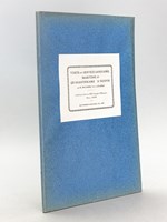 Visite au Service Sanitaire Maritime et Quarantenaire d'Egypte. Conférence faite au XVIe Congrès d'Hygiène, Paris, 1929 [ Edition originale ]