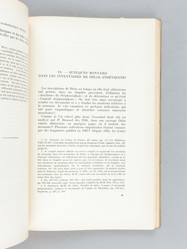 photo n°4 : Etudes de numismatique grecque [ Edition originale ]