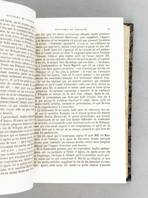 photo n°7 : Histoire Populaire de la Pologne, par Léonard Chodzko [ Avec : ] La Pologne Contemporaine. Récits et Portraits de la Révolution Polonaise, Par Charles de Mazade