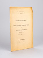 Notes et Documents relatifs à l'Enseignement Primaire Public en Alsace-Lorraine depuis 1871. Le cadre administratif [ Edition originale ]