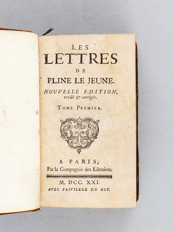 photo n°2 : Les Lettres de Pline le Jeune (3 Tomes - Complet)