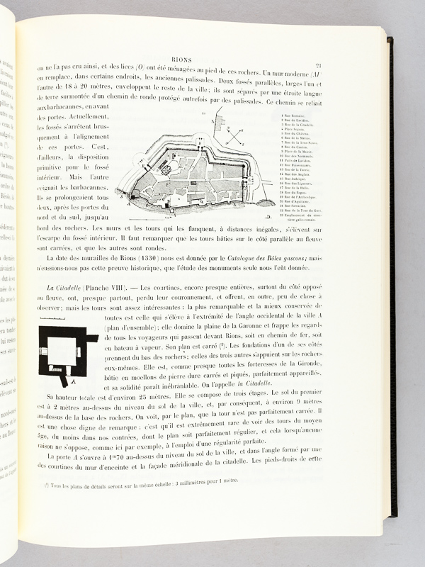 photo n°8 : La Guyenne Militaire. (2 Tomes et Planches - Complet). La Guienne Militaire. Histoire et Description des Villes fortifiées, forteresse et châteaux construits dans le pays qui constitue actuellement le département de la Gironde pendant