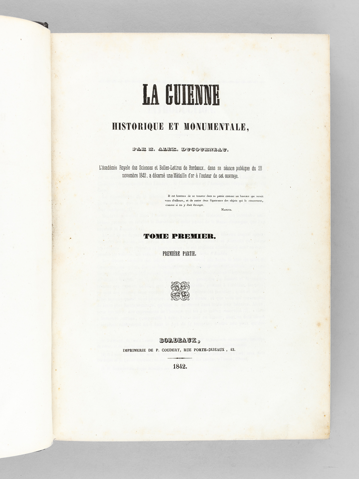 photo n°2 : La Guienne Historique et Monumentale (2 Tomes en 4 Volumes - Complet) [ Edition originale ]
