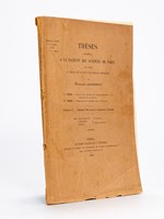 Thèses présentées à la Faculté des Sciences de Paris pour obtenir le grade de Docteur ès Sciences Physiques. 1re Thèse : Etude des figures de déshydratation à la surface des cristaux ; 2e Th&e