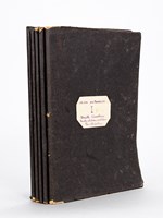 Notes de cours manuscrites : Cours de Calcul des Probabilités [ 5 cahiers manuscrits circa 1947 ] On joint une L.A.S. de Charles Pisot datée du 14 novembre 1947