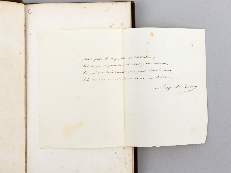 photo n°3 : Iambes. [ édition originale - Exemplaire enrichi d'un quatrain autographe signé ]
