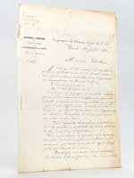 [ Dossier de 11 courriers manuscrits adressés à David Dietz, chef d'atelier : La Compagnie des Chemins de Fer de l'Est aux débuts de la Guerre franco-allemande de 1870 ] I : Lettre signée de l'Ingénieur en Chef de la Com