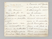 2 lettres autographes sign&eacute;es &agrave; en-t&ecirc;te du Commissariat G&eacute;n&eacute;ral des Etats-Unis d'Am&eacute;rique Exposition Universelle [ Office of the United States Commissioner-General Paris Exposition of 1889 ] 1 LAS dat&eacute;e du 1