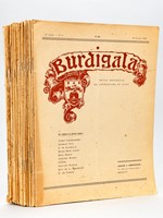 Burdigala. Revue Mensuelle de Littérature et d'Art (Série suivie du N°1 de la Première année 1912 au N°5 de la Troisième et dernière année 1914) Année 1912 : 12 numéros ; Année