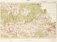 Arlon 1 : 40.000 Sonderausgabe VII 1941 Nur für Dienstgebrauch. Belgien Blatt Nr 68 [ German military map - Arlon, Belgique (Belgien - Belgium) ]