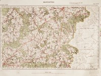 Neufchateau 1 : 40.000 Sonderausgabe VII 1941 Nur für Dienstgebrauch. Belgien Blatt Nr 65 [ German military map - Neufchateau, Belgique (Belgien - Belgium) ]