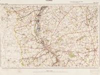 Tournai 1 : 40.000 Sonderausgabe VII 1941 Nur für Dienstgebrauch. Belgien Blatt Nr 37 [ German military map - Bouillon, Belgique (Belgien - Belgium) ]