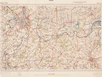 Gand 1 : 40.000 Sonderausgabe VII 1941 Nur für Dienstgebrauch. Belgien Blatt Nr 22 [ German military map - Gand (Gent), Belgique (Belgien - Belgium) ]