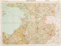 Zwolle-Enschede. Bl. 3 Chromo-Typografische Kaart van het Koninkrijk der Nederelanden 1 : 200.000 Sonderausgabe ! Nur für Dienstgebrauch ! [ German military map - Nederlands and Belgium : Zwolle - Enschede - Deventer - Hilversum - ]