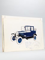 Dossier original de conception du Puzzle sous chemise pour : La 10 HP Citroën Landaulet Grand Luxe