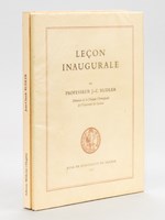 Leçon inaugurale du Professeur J.-C. Rudler, Directeur de la Clinique Chirurgicale de l'Université de Genève [ On joint : ] Jean-Claude Rudler, dernier chirurgien-chef de l'hôpital cantonal universitaire de Genève. Souven