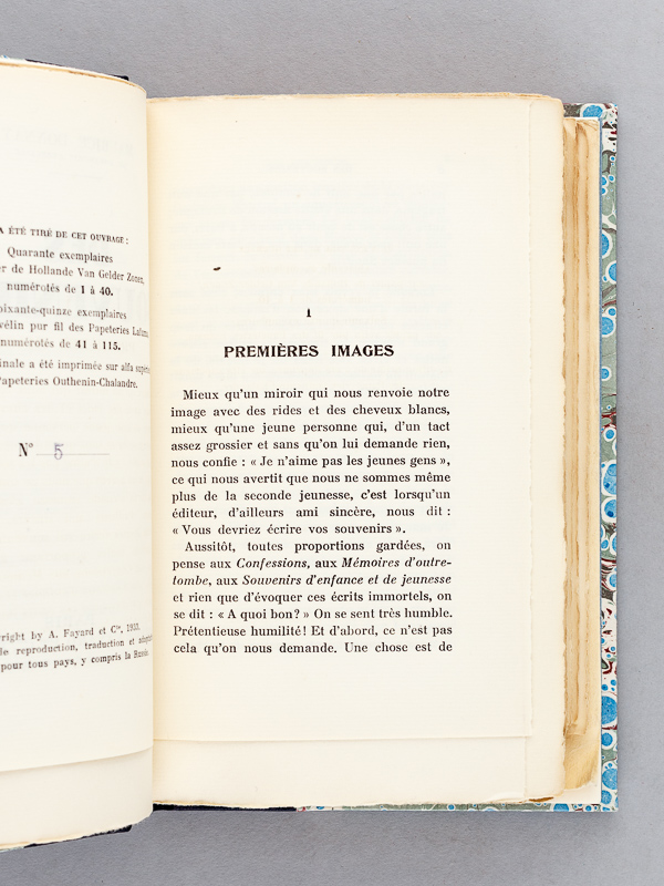 photo n°5 : Des Souvenirs... [ Livre dédicacé par l'auteur à Lucien Descaves ]