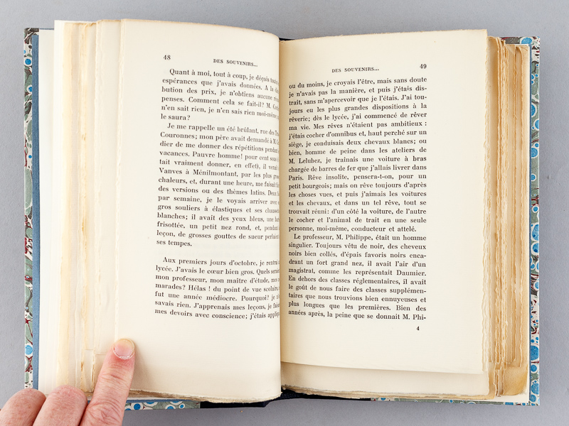 photo n°6 : Des Souvenirs... [ Livre dédicacé par l'auteur à Lucien Descaves ]