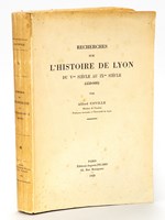 Recherches sur l'Histoire de Lyon du Vme siècle au IXe siècle (450-800) [ Edition originale ]