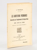 Les habitations préromaines découvertes sur l'emplacement de l'antique Alésia en 1910 & 1912