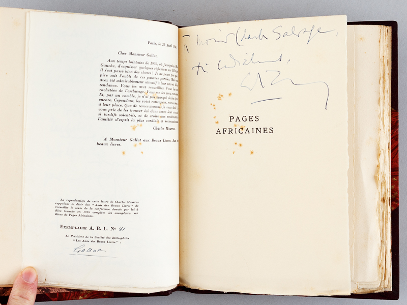 photo n°10 : Pages Africaines [ Edition originale - Livre dédicacé par l'auteur ]