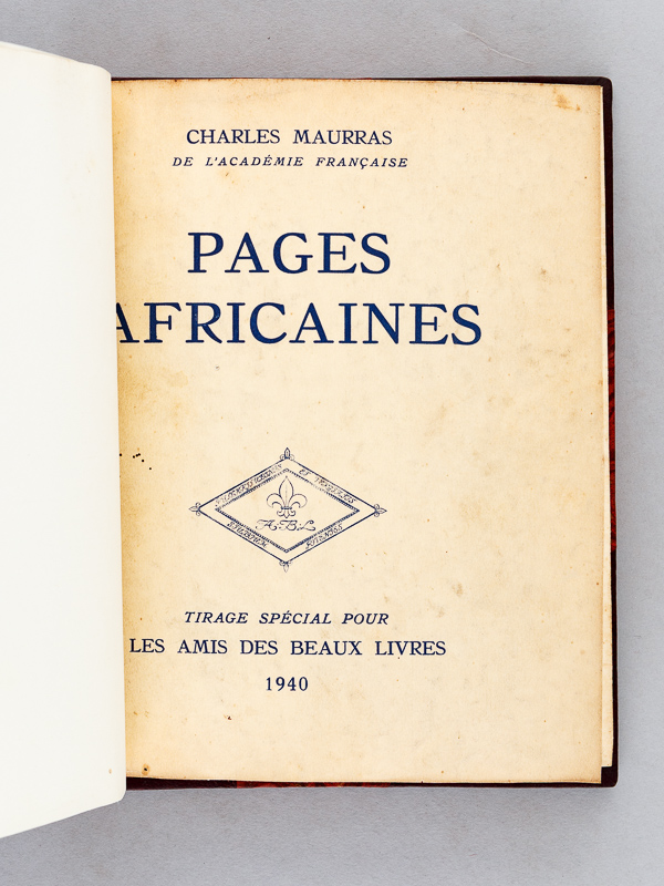 photo n°2 : Pages Africaines [ Edition originale - Livre dédicacé par l'auteur ]