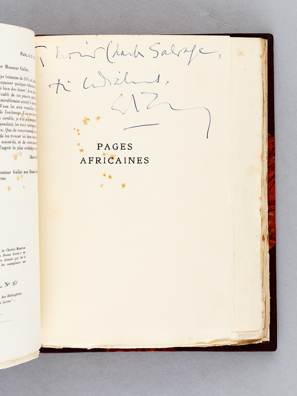 photo n°4 : Pages Africaines [ Edition originale - Livre dédicacé par l'auteur ]