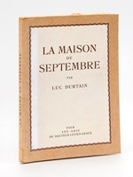 La Maison de Septembre [ Edition originale - Exemplaire sur Japon impérial ]