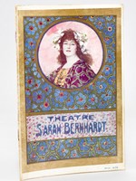 Théâtre Sarah-Bernhardt [ Programme du lundi 3 novembre 1913 avec billet pour fosse d'orchestre ] [ Contient notamment : Dictionnaire théâtral, fantaisie inédite de Miguel Zamacoïs - Programme : La Vivante Image, dram