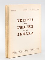 Vérités sur l'Algérie et le Sahara (11 numéros : n°2, 3, 4, 5, 6, 7, 8, 9, 10, 11, 12, 14) Du numéro 2 (en fait le premier numéro) du 2 juin 1960 au n° 14 du 20 janvier 1961