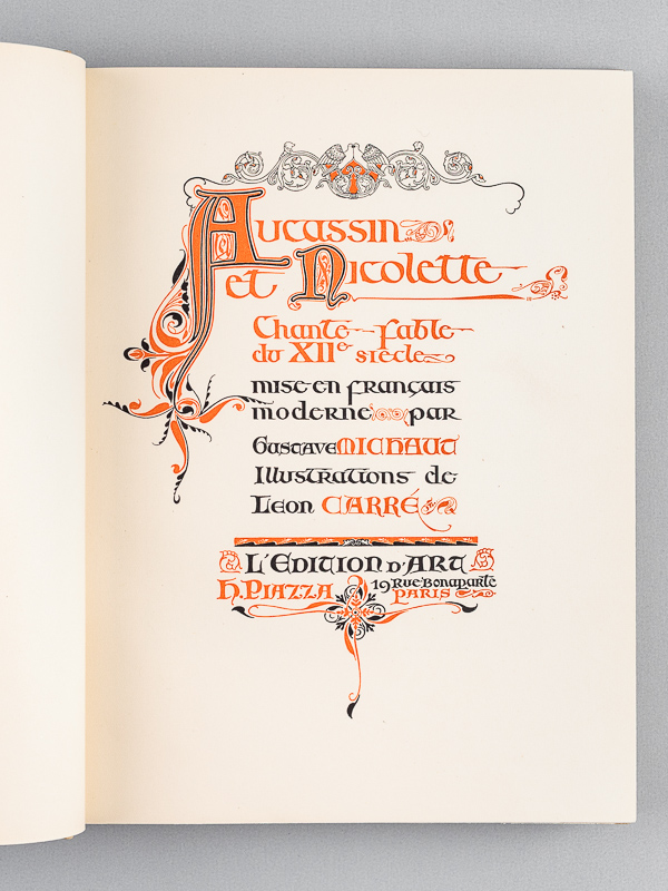 photo n°4 : Aucassin et Nicolette. Chante-Fable du XIIe siècle.