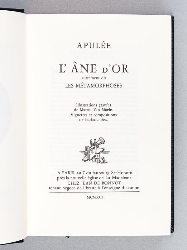 photo n°3 : L'Ane d'Or, autrement dit Les Métamorphoses