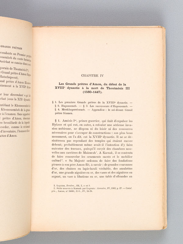 photo n°8 : Histoire des Grands Prêtres d'Amon de Karnak jusqu'à la XXIe Dynastie