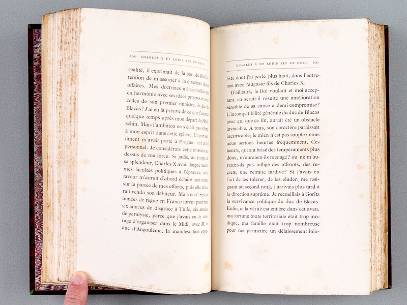 photo n°5 : Charles X et Louis XIX en exil. Mémoires inédits du Marquis de Villeneuve, publiés par son arrière-petit-fils [ Edition originale ]