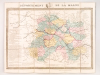 Département de la Marne [ Carte ]