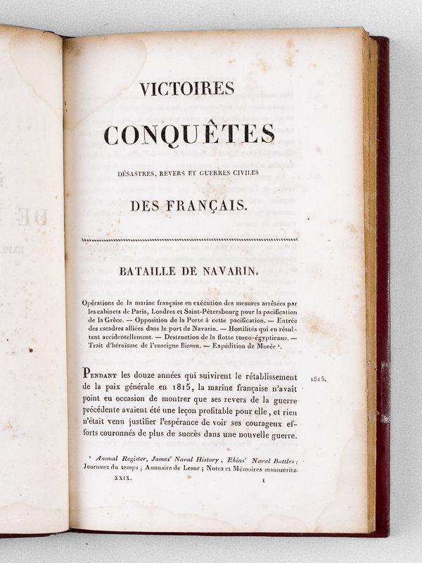 photo n°5 : Bataille de Navarin. Expédition de Morée 1827-1828 ( Victoires, Conquêtes, désastres, revers et guerres civiles des Français Tome 29 )