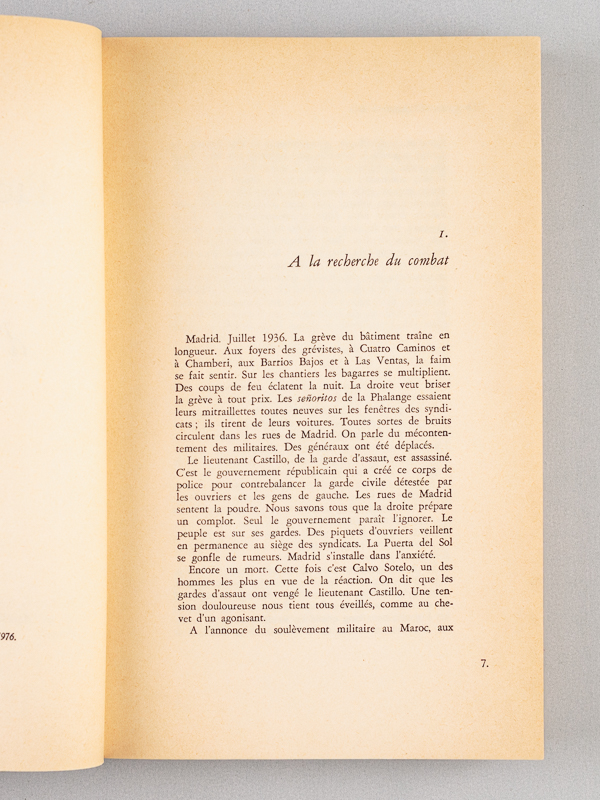 photo n°4 : Ma Guerre d'Espagne à moi. Une femme à la tête d'une colonne de combat [ Livre dédicacé par l'auteur ]