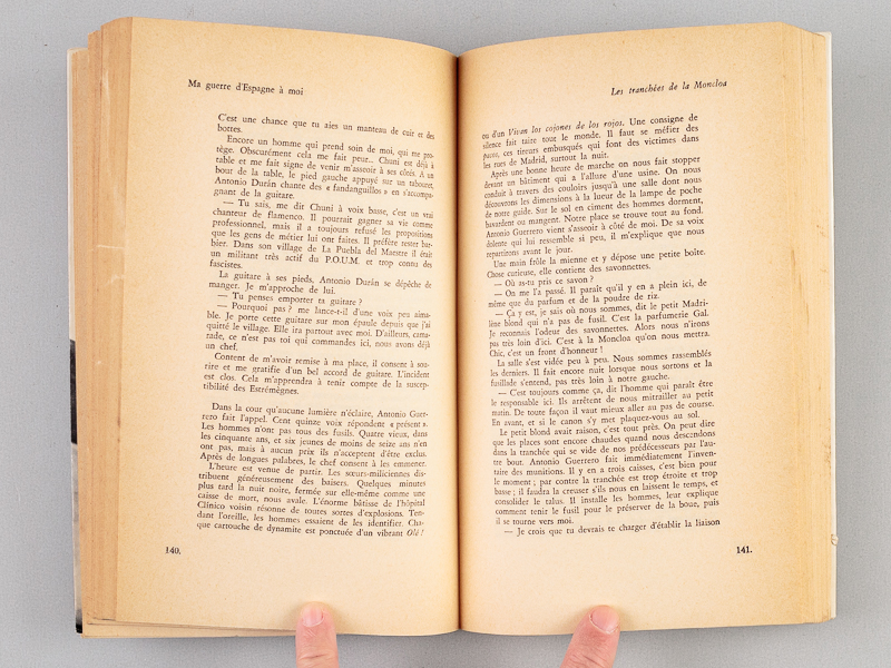 photo n°5 : Ma Guerre d'Espagne à moi. Une femme à la tête d'une colonne de combat [ Livre dédicacé par l'auteur ]