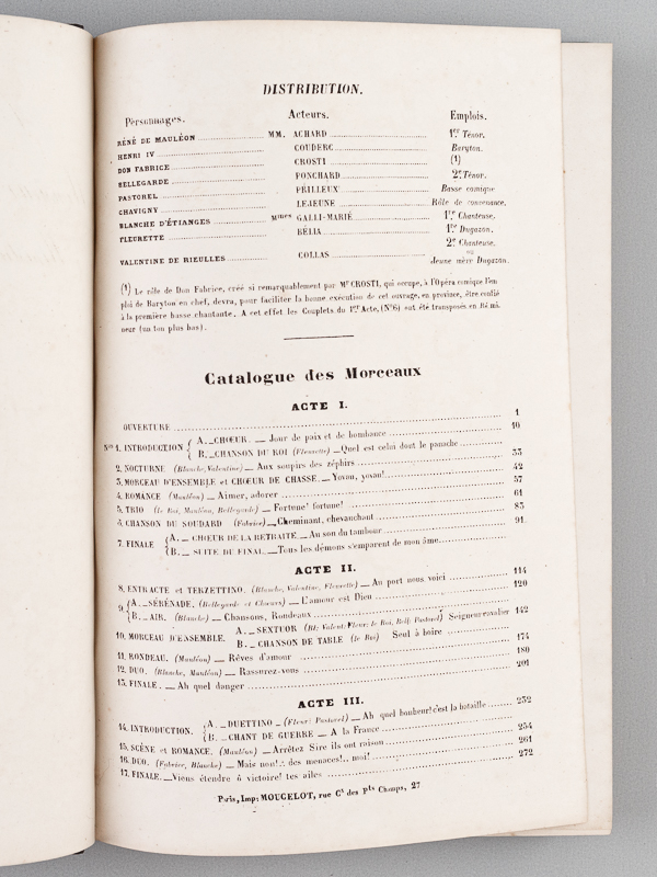 photo n°7 : Le Capitaine Henriot. Opéra comique en trois actes. Poëme de Victorien Sardou & G. Vaëz. Musique de F. A. Gevaert
