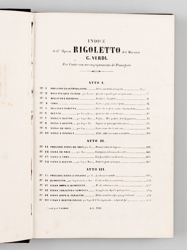 photo n°3 : Rigoletto. Opera del Maestro Giuseppe Verdi