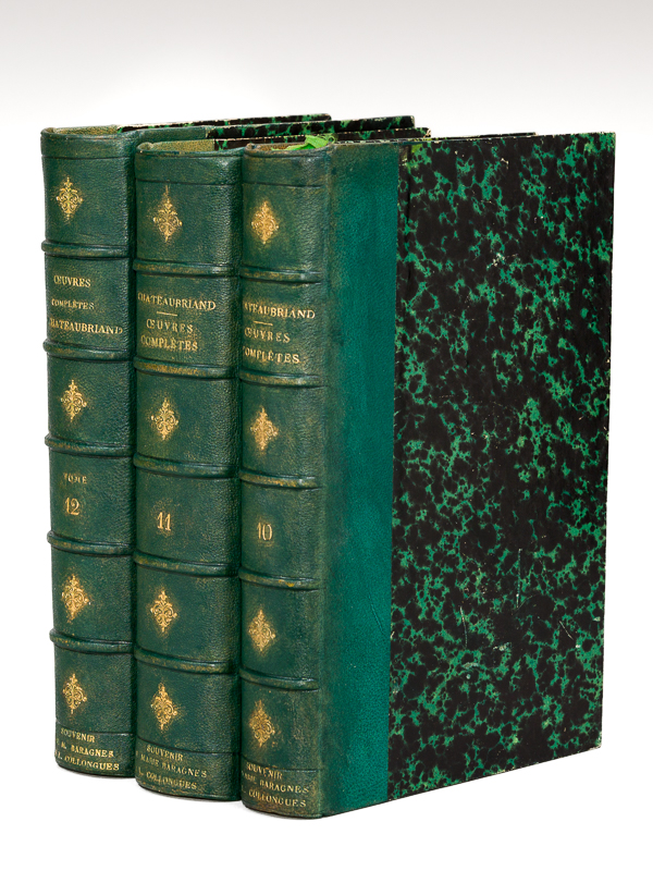 photo n°2 : Oeuvres complètes de Chateaubriand (12 Tomes - Complet) Tome 1 : Etude sur Chateaubriand - Essai sur les Révolutions anciennes et modernes ; 2 : Génie du Christianisme ; 3  : Atala - René - Le dernier Abencérage - Les Na
