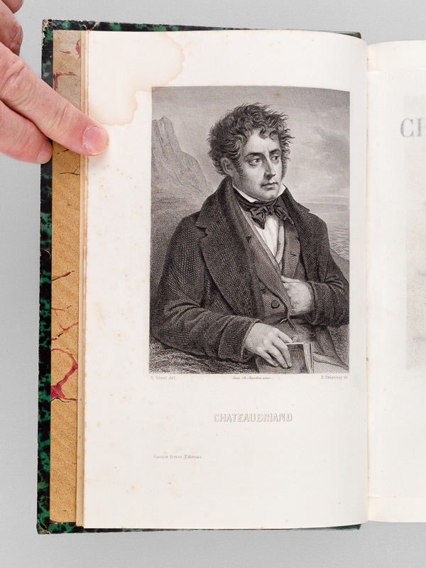 photo n°3 : Oeuvres complètes de Chateaubriand (12 Tomes - Complet) Tome 1 : Etude sur Chateaubriand - Essai sur les Révolutions anciennes et modernes ; 2 : Génie du Christianisme ; 3  : Atala - René - Le dernier Abencérage - Les Na