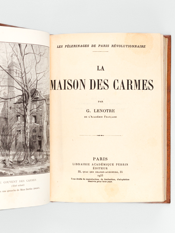 photo n°9 : [ Lot de 8 Titres : ] La Fille de Louis XVI. Marie-Thérèse-Charlotte de France Duchesse d'Angoulême. Le Temple. L'Echange. L'Exil [ On joint : ] La Compagnie de Jéhu, Episodes de la Réaction Lyonnaise 1794-1800 [ On joint