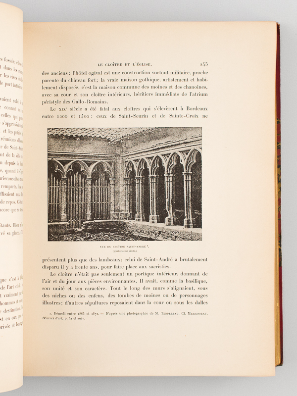 photo n°3 : Histoire de Bordeaux depuis les Origines jusqu'en 1895.  [ Edition originale ]