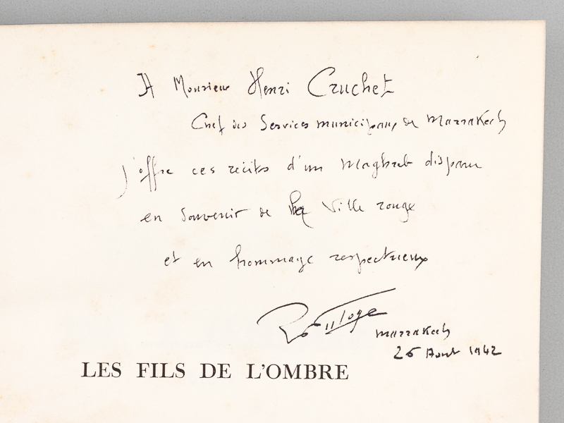 photo n°9 : Les Fils de l'Ombre [ Exemplaire dédicacé par l'auteur ]