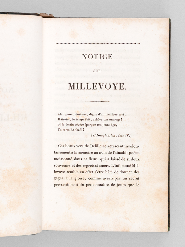 photo n°3 : Oeuvres complètes de Millevoye (4 Tomes - Complet)