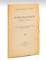 Tchécoslovaquie (Bohême Centrale). Réunion extraordinaire de la Société Géologique de France du 21 au 29 Septembre 1936. [On joint : ] Réunion extraordinaire de la Société Géologique de