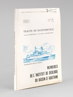 Traité de Bathymétrie (Mémoires de l'Institut de Géologie du Bassin d'Aquitaine. 1983. n° 15) [ Livre dédicacé par l'auteur ]
