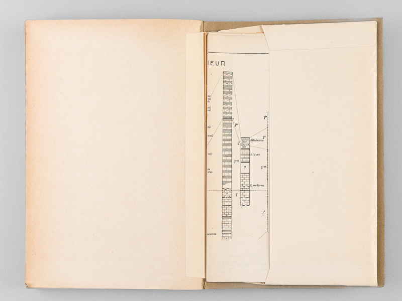 photo n°6 : Etudes sur le Lias et le Bajocien des bordures Nord et Nord-Est du Massif Central français. Bulletin du Service de la Carte Géologique de la France. N° 236 - Tome L, 1952